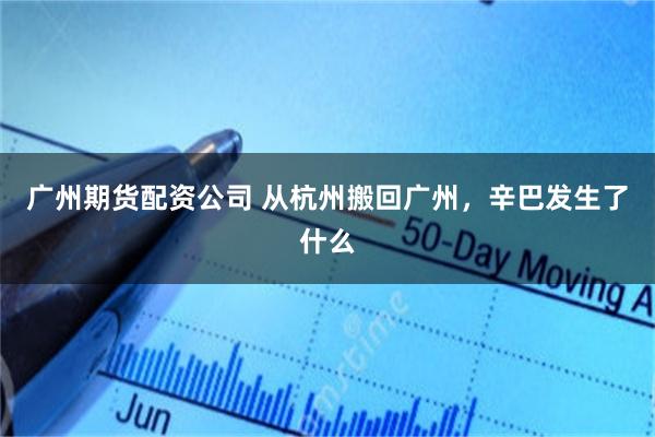 广州期货配资公司 从杭州搬回广州，辛巴发生了什么