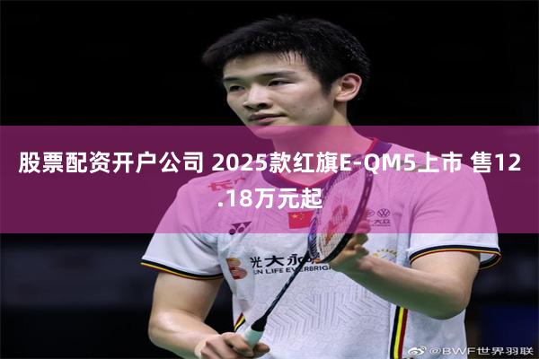 股票配资开户公司 2025款红旗E-QM5上市 售12.18万元起
