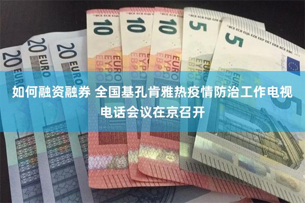 如何融资融券 全国基孔肯雅热疫情防治工作电视电话会议在京召开