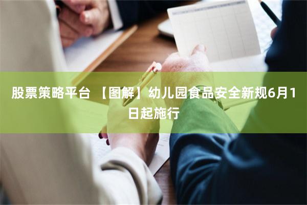 股票策略平台 【图解】幼儿园食品安全新规6月1日起施行