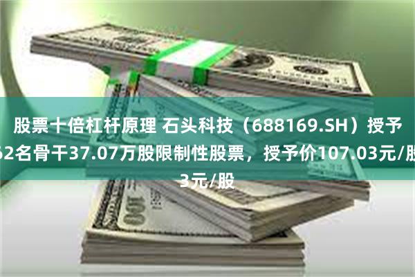 股票十倍杠杆原理 石头科技(688169.SH)授予62名骨干37.07万股限制性股票,授予价107.03元/股