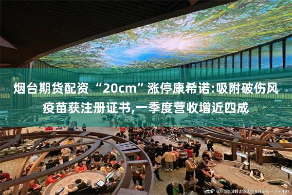 烟台期货配资 “20cm”涨停康希诺:吸附破伤风疫苗获注册证书,一季度营收增近四成