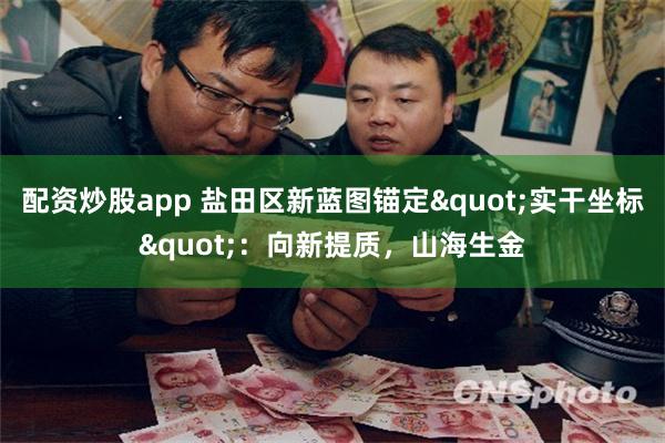 配资炒股app 盐田区新蓝图锚定"实干坐标"：向新提质，山海生金