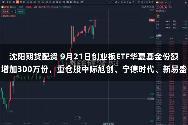 沈阳期货配资 9月21日创业板ETF华夏基金份额增加300万份，重仓股中际旭创、宁德时代、新易盛