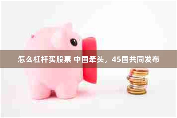 怎么杠杆买股票 中国牵头，45国共同发布